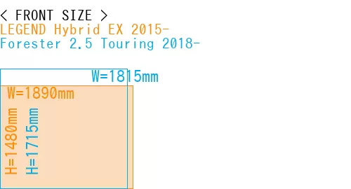 #LEGEND Hybrid EX 2015- + Forester 2.5 Touring 2018-